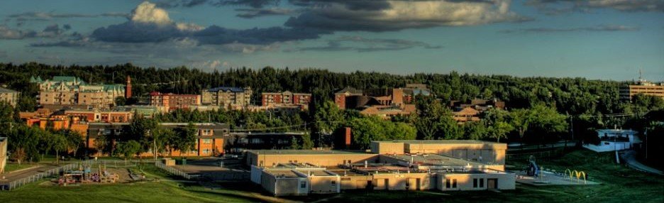 birdseye view of town block of st albert alberta